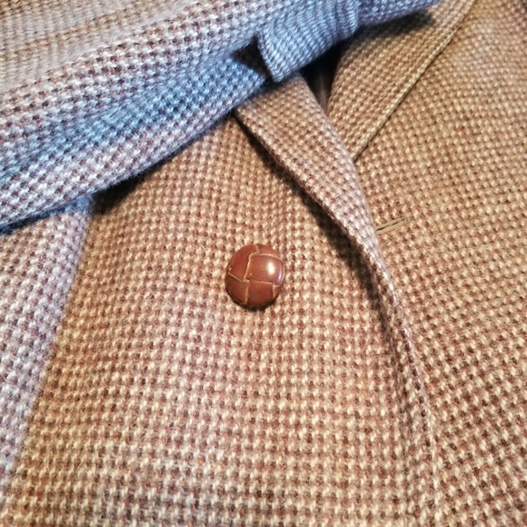 Harris Tweed Wool Overcoat - Picture 2 of 9